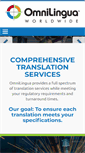 Mobile Screenshot of omnilingua.com